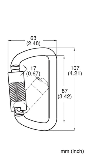 354-1 Twist-Lock Carabiner